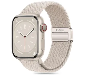 Pasek Tech-Protect Nylonmag do Apple Watch 38/40/41mm Beżowy
