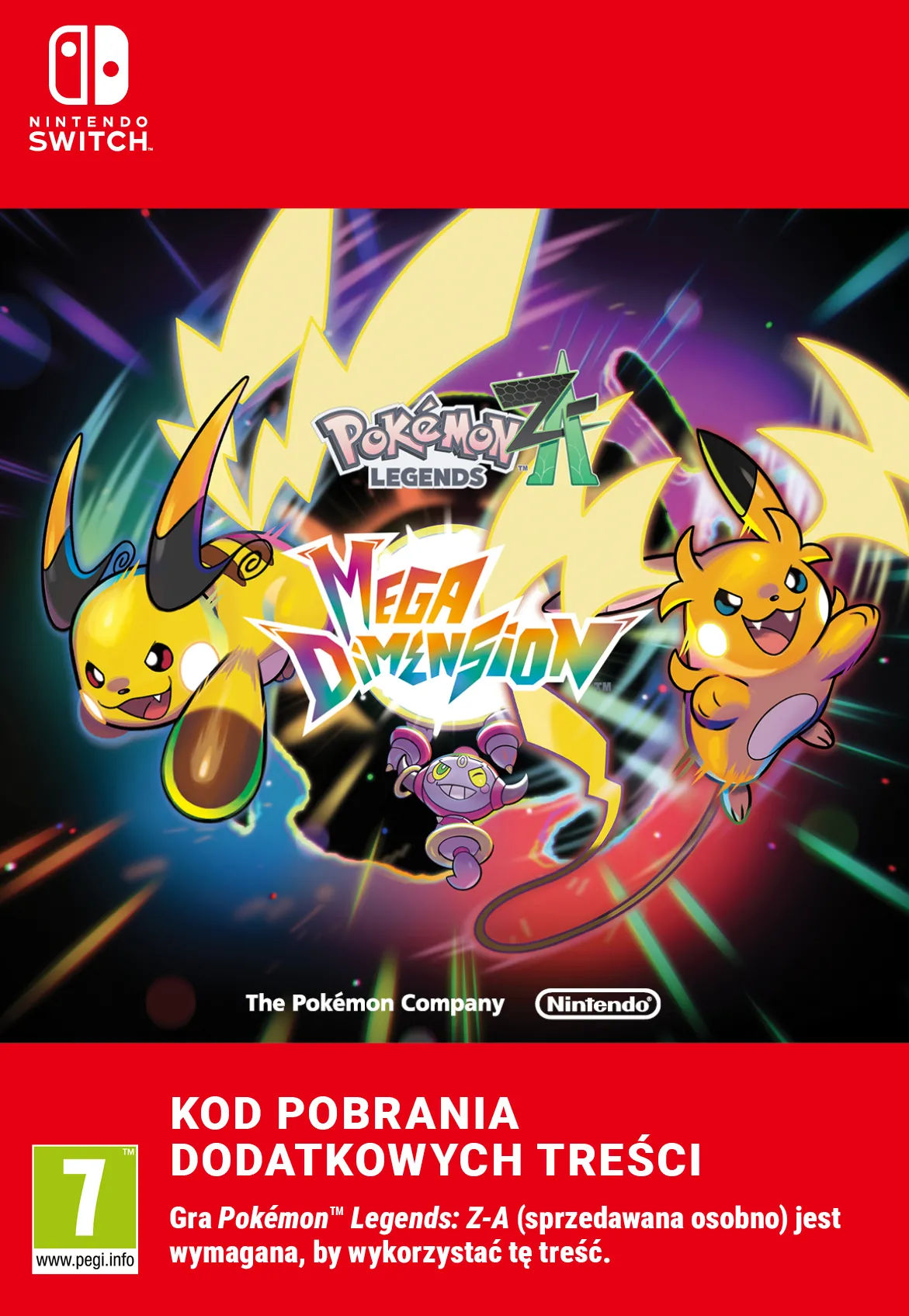 Pokémon Legends Z-A Mega Dimension DLC Nintendo Switch [Bon Aktywacyjny]