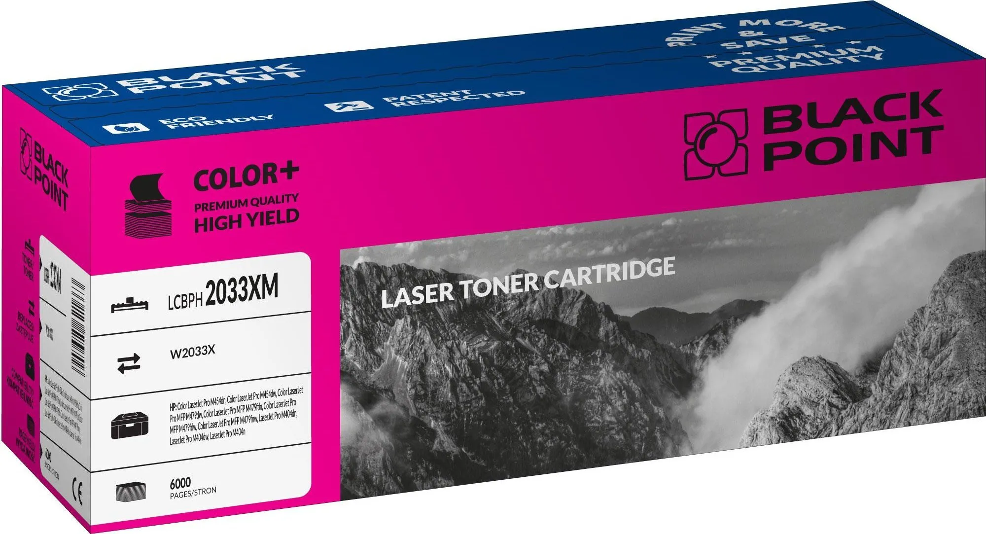 Toner Black Point LCBPH2033XM (zamiennik W2033X) Purpurowy