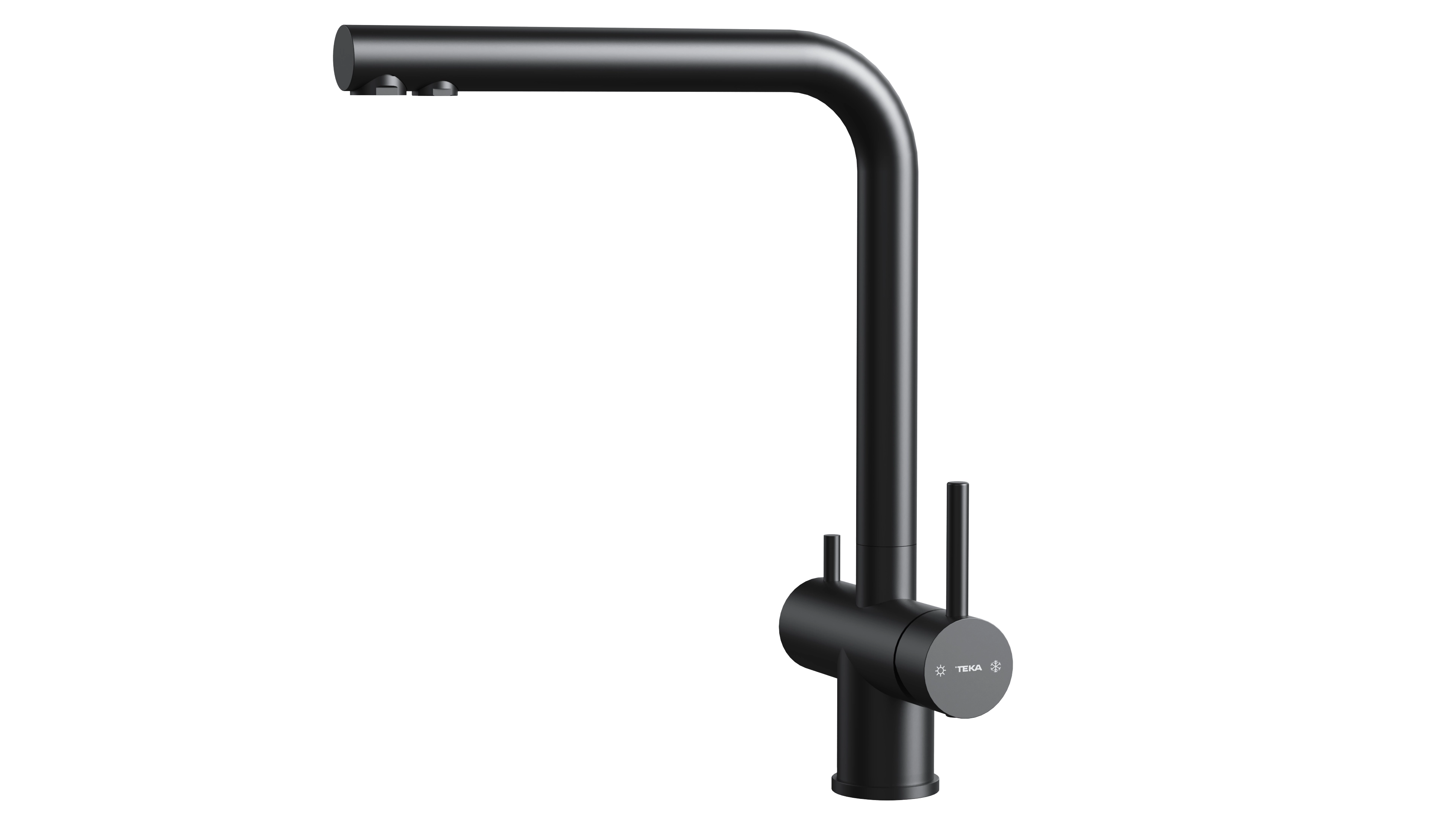 Bateria Teka UNI 3330 BK 5L Czarny mat Stal nierdzewna