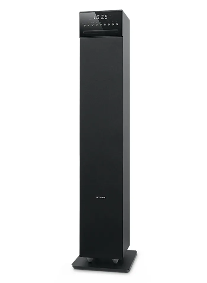 Wieża Muse M-1350 BTC 180W Bluetooth Radio FM Czarny