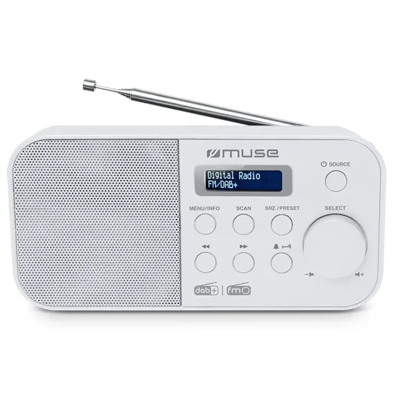 Radioodbiornik Muse M-109 DBW Radio FM DAB+ Biały