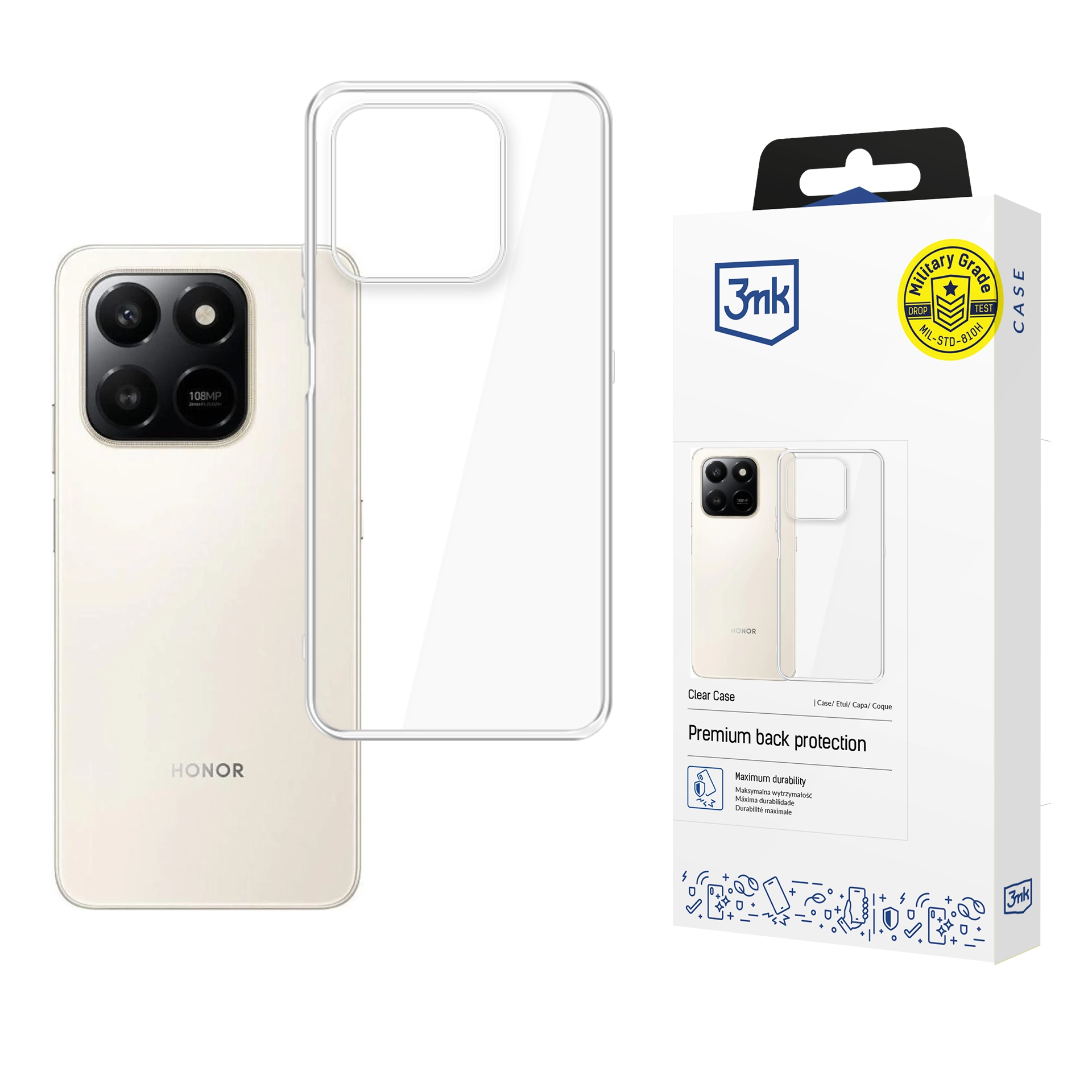 Etui 3mk Clear Case do Honor 400 Smart  4G/5G