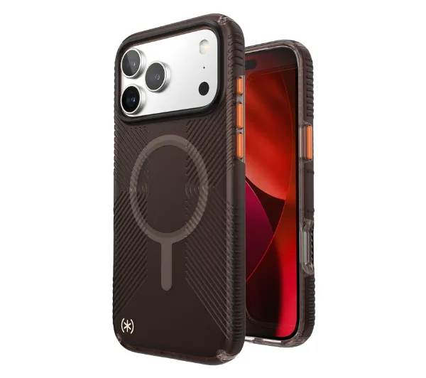 Speck Presidio Lux Grip MagSafe do iPhone 17 Pro Max Brązowy