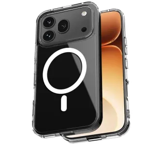 Etui Crong Hybrid Clear Magnetic MagSafe do Honor 600 Pro 5G Przezroczysty