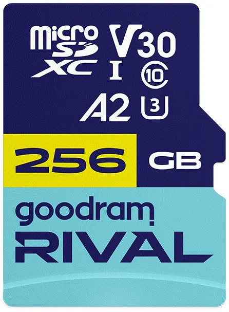 Karta pamięci GoodRam Rival MicroSDXC 256GB Class 10 UHS-II/U3 A2 V30