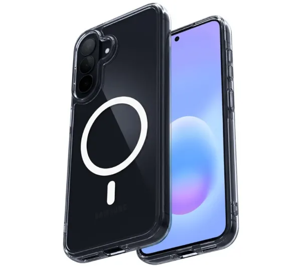 Crong Hybrid Clear Magnetic MagSafe do Samsung Galaxy A57 Przezroczysty