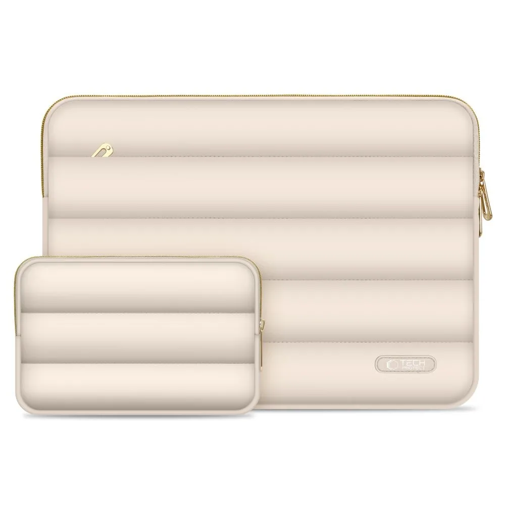 Etui na laptop Tech-Protect Puffy 14" Beżowy