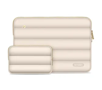 Etui na laptop Tech-Protect Puffy 14" Beżowy