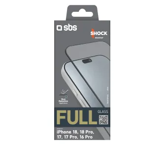 Szkło hartowane SBS Full Cover do iPhone 18/18 Pro