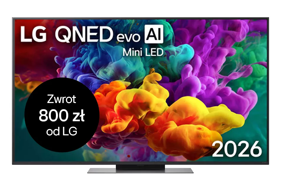 Telewizor LG 75QNED86B6B 75" QNED evo AI Mini LED 4K 144Hz webOS Dolby Vision HDMI 2.1 DVB-T2