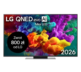 Telewizor LG 75QNED86B6B 75" QNED evo AI Mini LED 4K 144Hz webOS Dolby Vision HDMI 2.1 DVB-T2