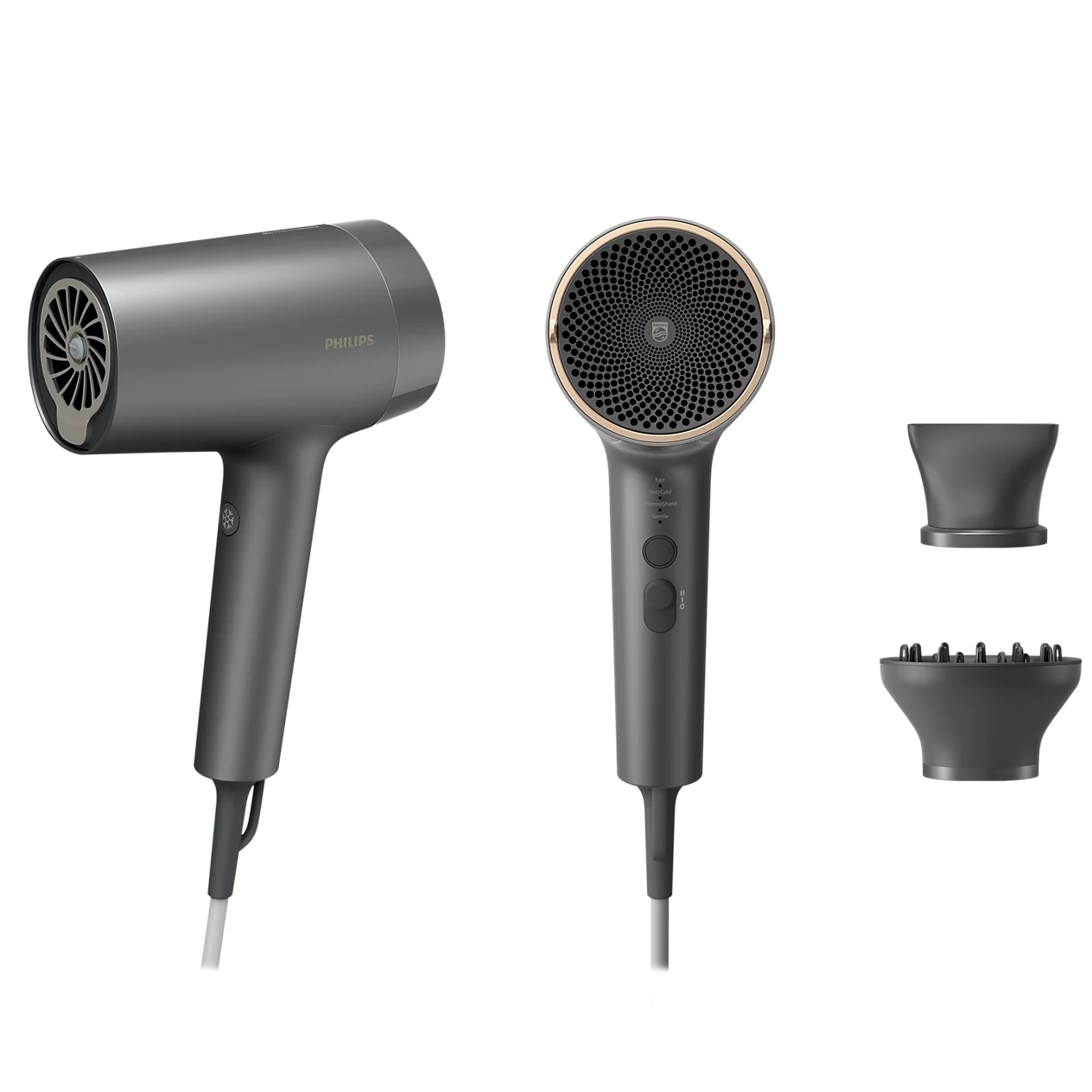 Suszarka do włosów Philips Seria 7000 BHD713/10 Jonizacja Dyfuzor Zimny nawiew 1800W 2 prędkości 4 temperatury