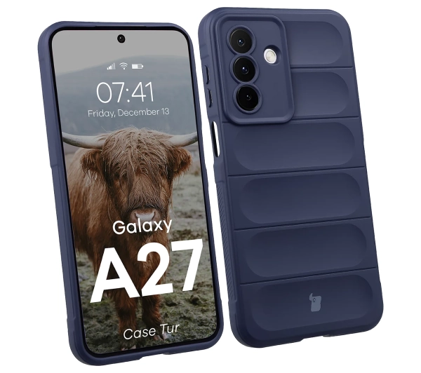 Bizon Case Tur do Galaxy A27 5G Granatowy