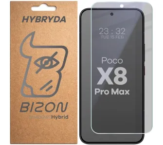 Szkło hybrydowe Bizon prywatyzujące Hybrid Shadow do Xiaomi POCO X8 Pro Max