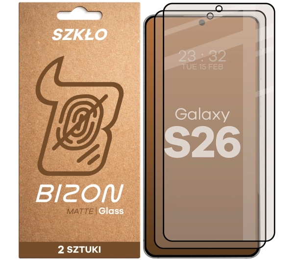 Bizon matowe Glass Matte Duo do Galaxy S26 2 sztuki