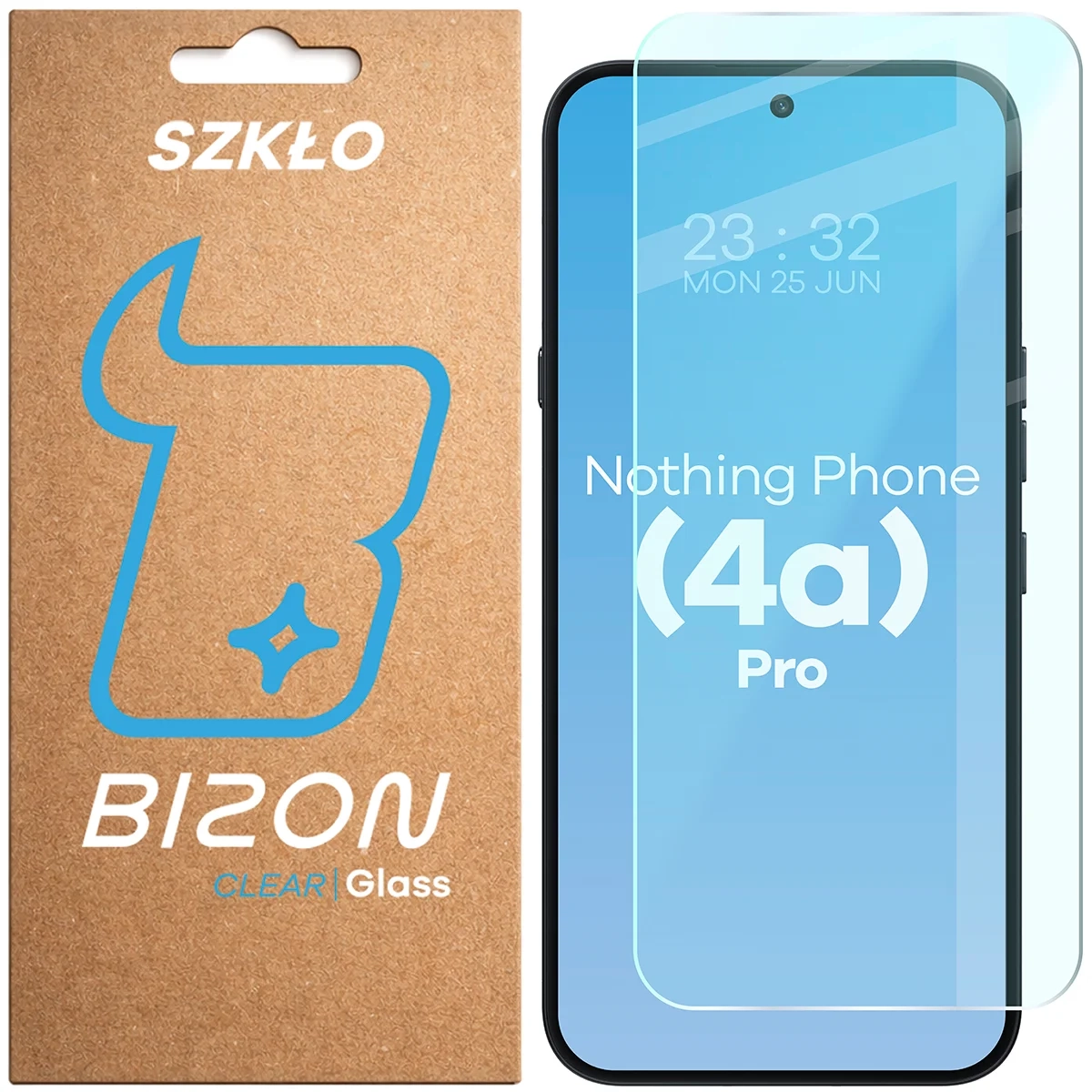 Szkło hartowane Bizon na ekran Glass Clear do Nothing Phone 4a Pro