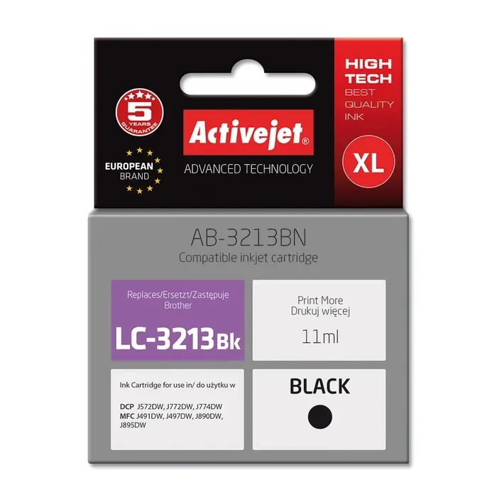 Tusz ActiveJet AB-3213BN (zamiennik LC3213) Czarny 11 ml