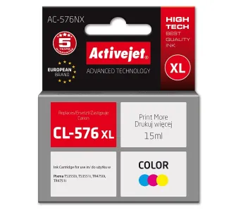 Tusz ActiveJet AC-576NX (zamiennik CL-576XL) Kolor 15 ml