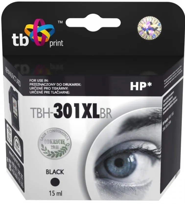 Tusz TB Print TBH-301XLBR (zamiennik 301XL) Czarny 15 ml