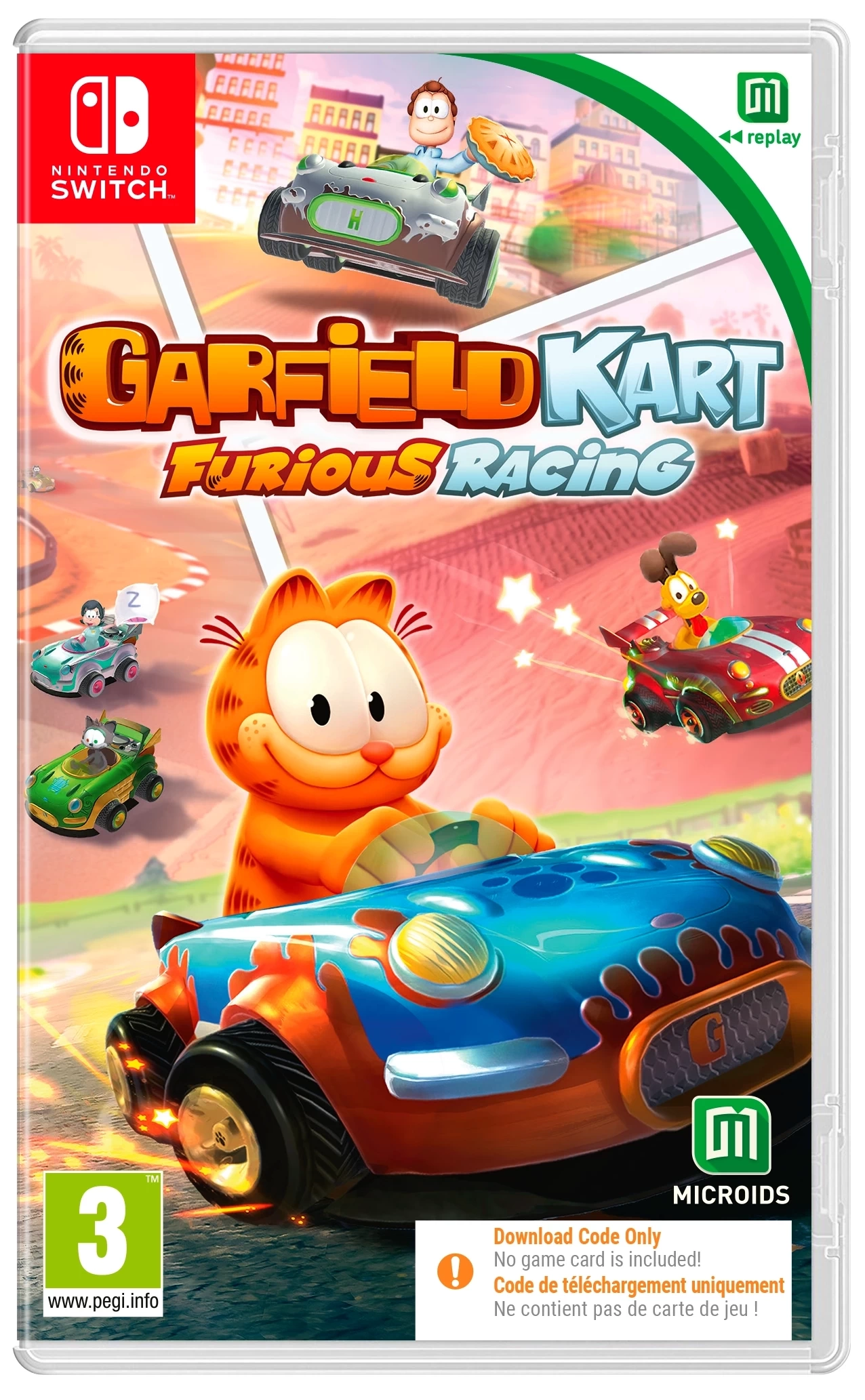 Garfield Kart Furious Racing Gra na Nintendo Switch