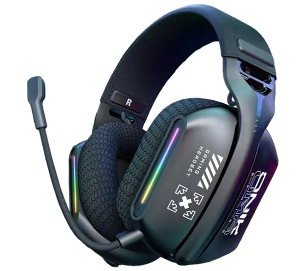 Onikuma GT808 Słuchawki Gamingowe Bezprzewodowe z Mikrofonem Rgb Bt 5.3