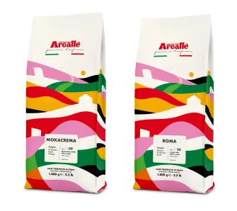 Kawa ziarnista Arcaffe Mokacrema 1kg + Roma 1kg