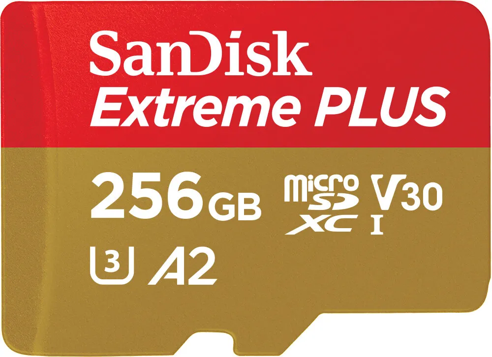 Karta pamięci SANDISK Extreme Plus microSDXC 256GB + Adapter