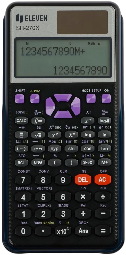 Kalkulator Eleven SR270XE Czarny