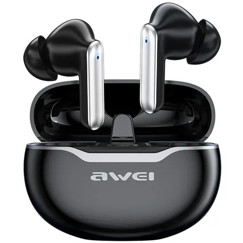 Słuchawki bezprzewodowe Awei T50 Pro Smart Touch TWS Dokanałowe Bluetooht 5.3 Czarny