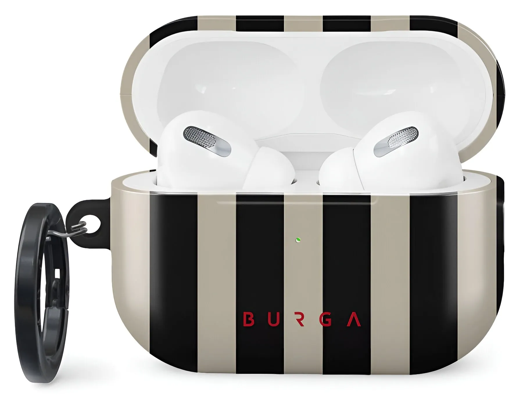 Etui na słuchawki Burga Prophecy do Apple Airpods Pro 2 Czarno-beżowy