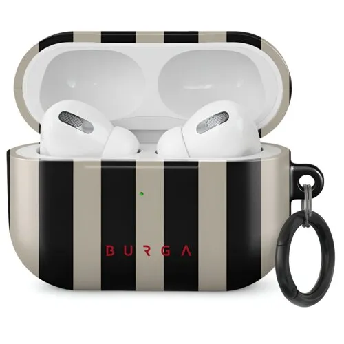 Etui na słuchawki Burga Prophecy do Apple Airpods Pro Czarno-beżowy