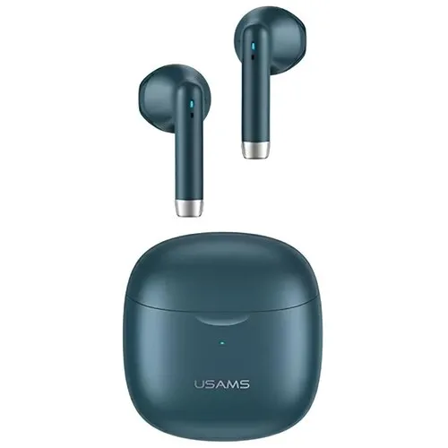 Słuchawki bezprzewodowe USAMS IA Series BHUIA03 Douszne Bluetooth 5.1 Granatowy