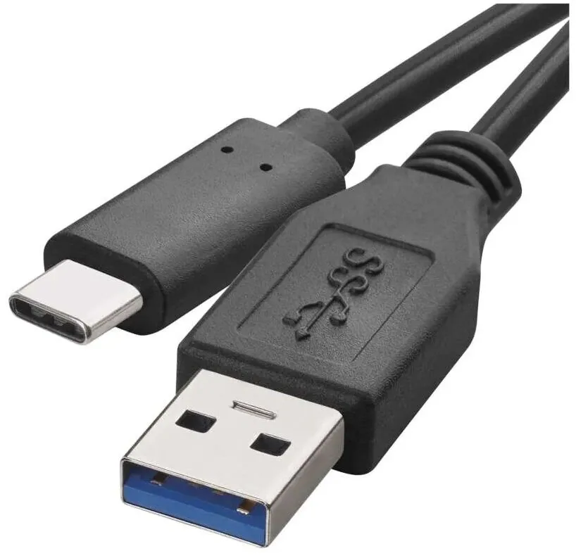 Kabel Emos SM7021BL USB-A do USB-C 1m Czarny