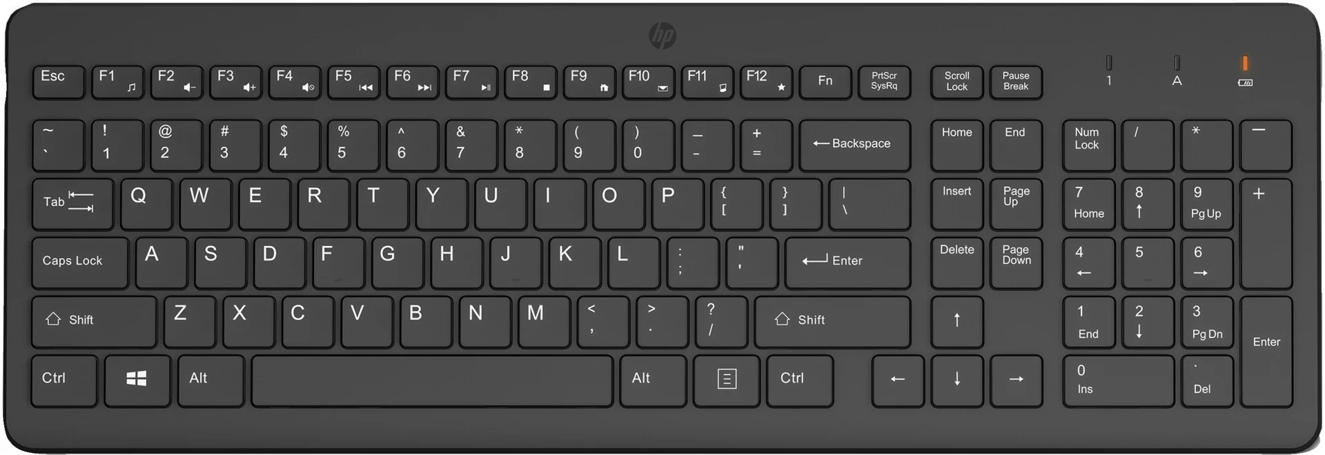 Klawiatura membranowa HP 225 Wireless Keyboard Czarny