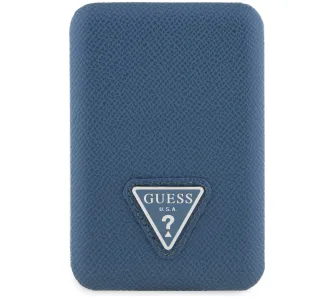Powerbank Guess Grained Triangle MagSafe 5000 mAh 20W Niebieski