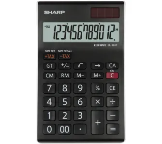 Kalkulator Sharp EL124TWH Czarny