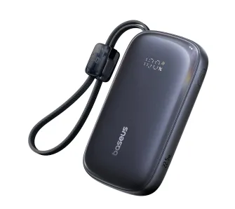 Powerbank Baseus EnerFill FC21 Qpow3 Ultra 20000mAh 22,5W Czarny + Kabel Lightning - USB-C