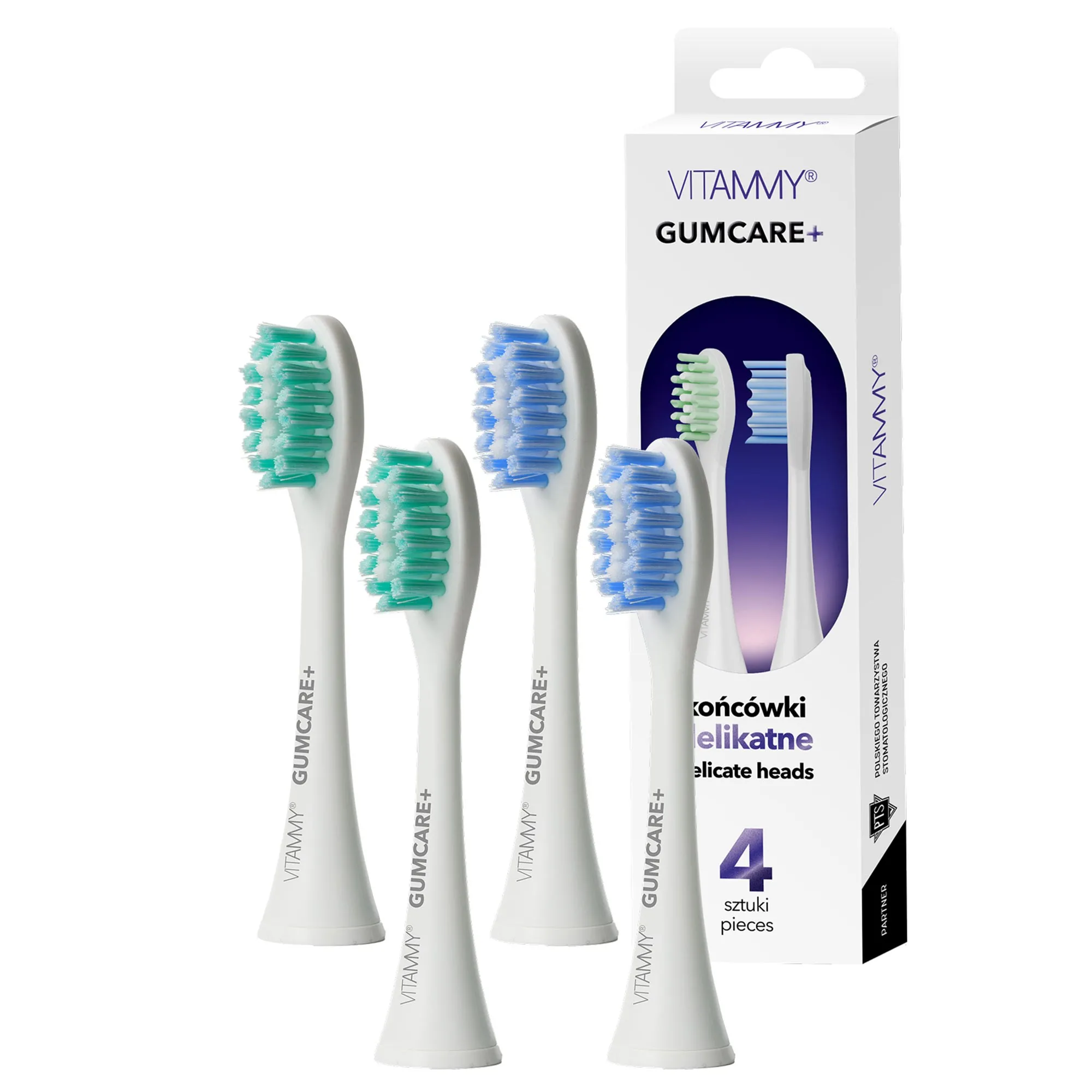 Końcówka do szczoteczki Vitammy Sonice Gumcare+ 4szt.