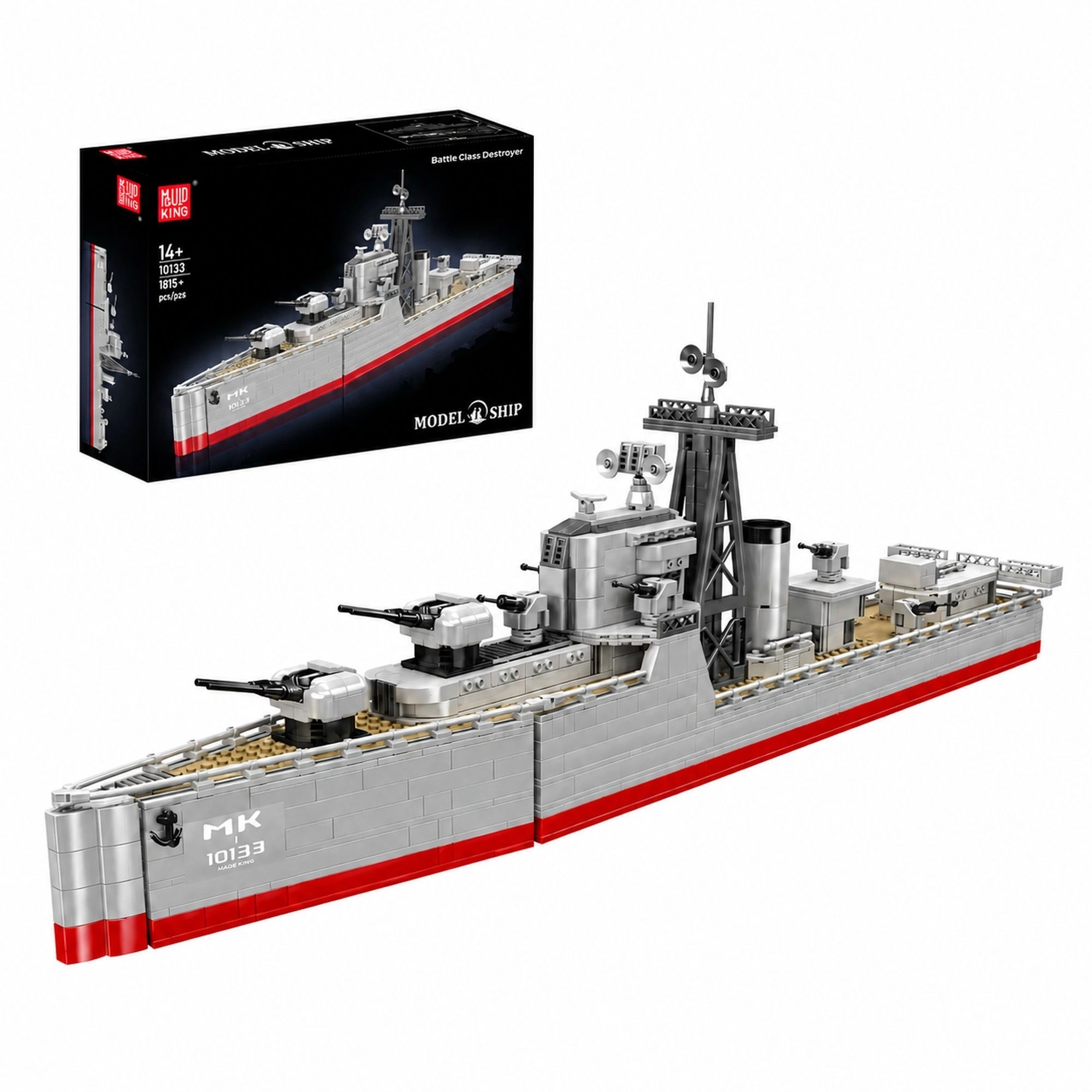 Klocki Mould King Klocki konstrukcyjne Battle-Class Destroyer (10133) 1815 elementów
