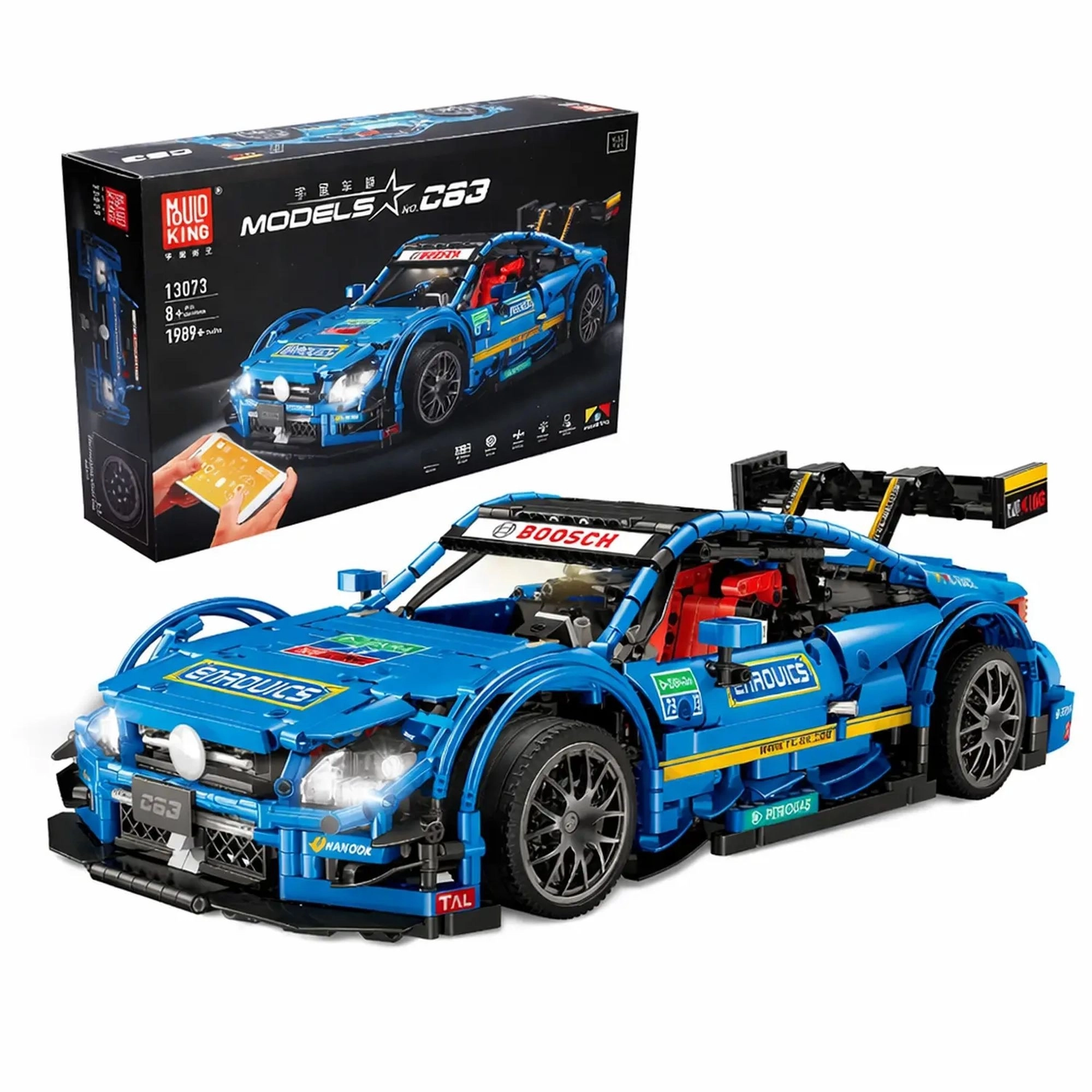 Samochód Mould King MK13073 C63 Racing Car 1989 elementów