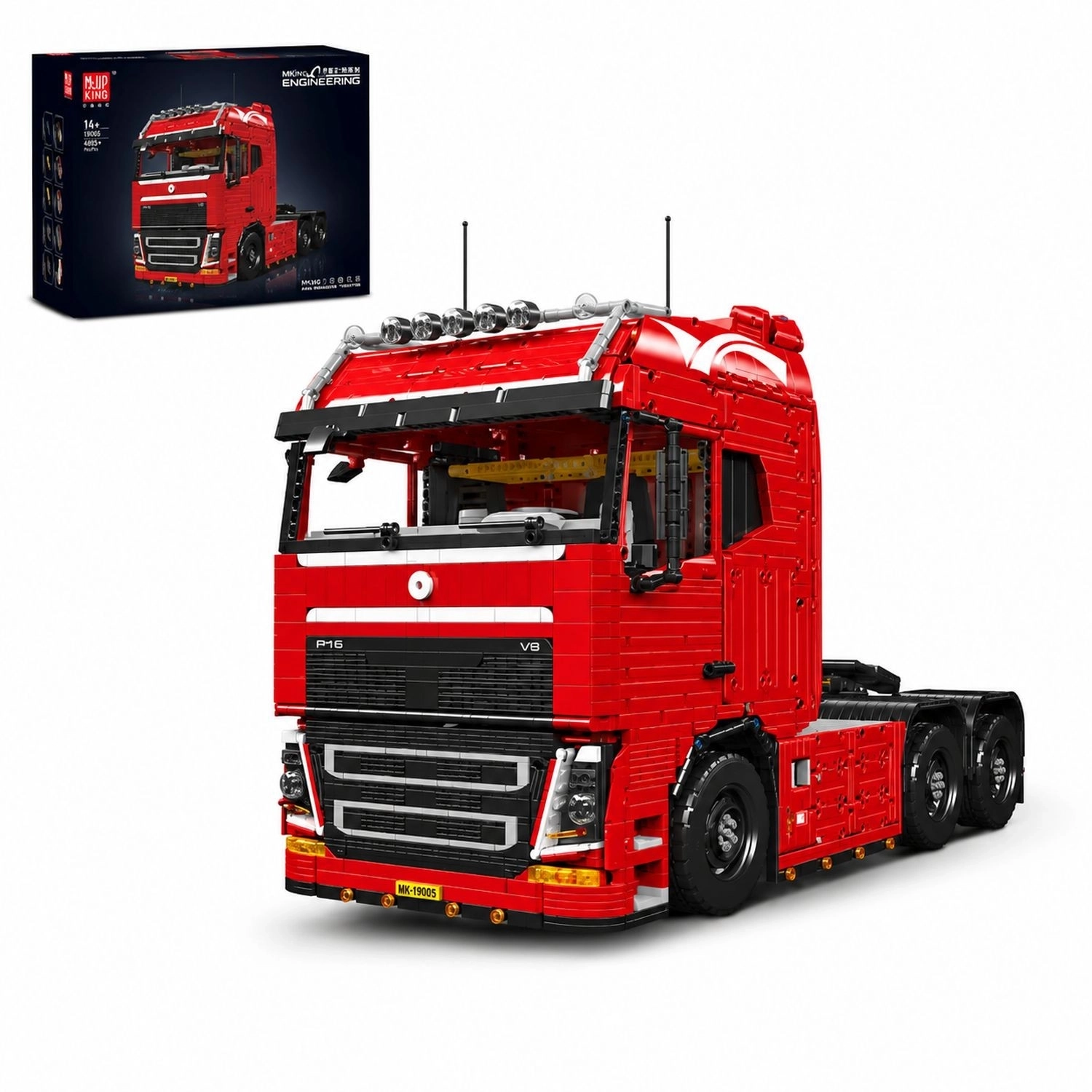 Ciężarówka Mould King MK19015S FH16 RC Pneumatic Tractor Truck 4868 elementów
