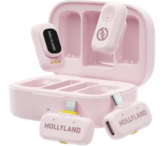 Adapter audio Hollyland Lark A1 COMBO PINK