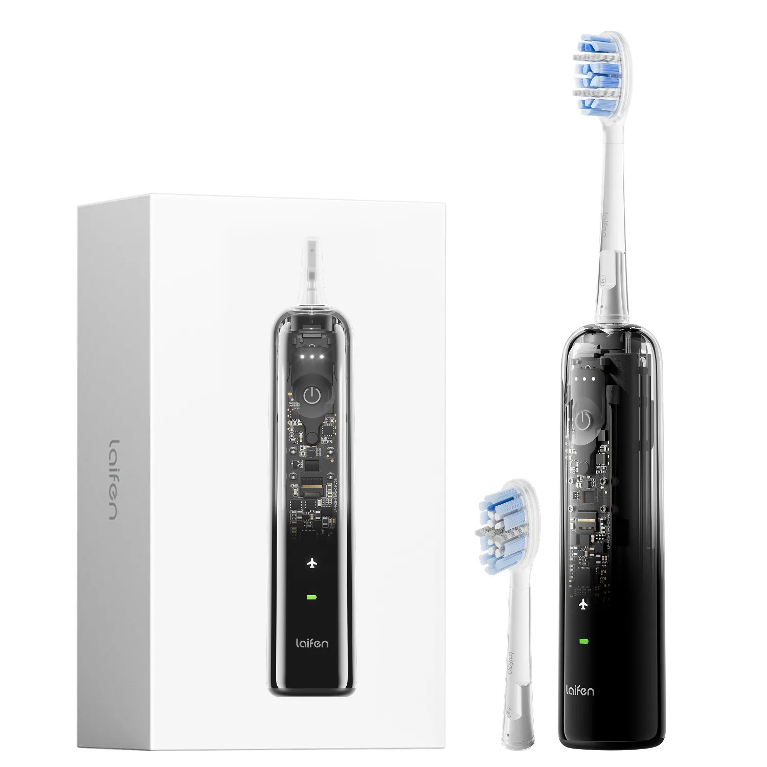 Szczoteczka soniczna Laifen Wave Pro ABS Przezroczysty