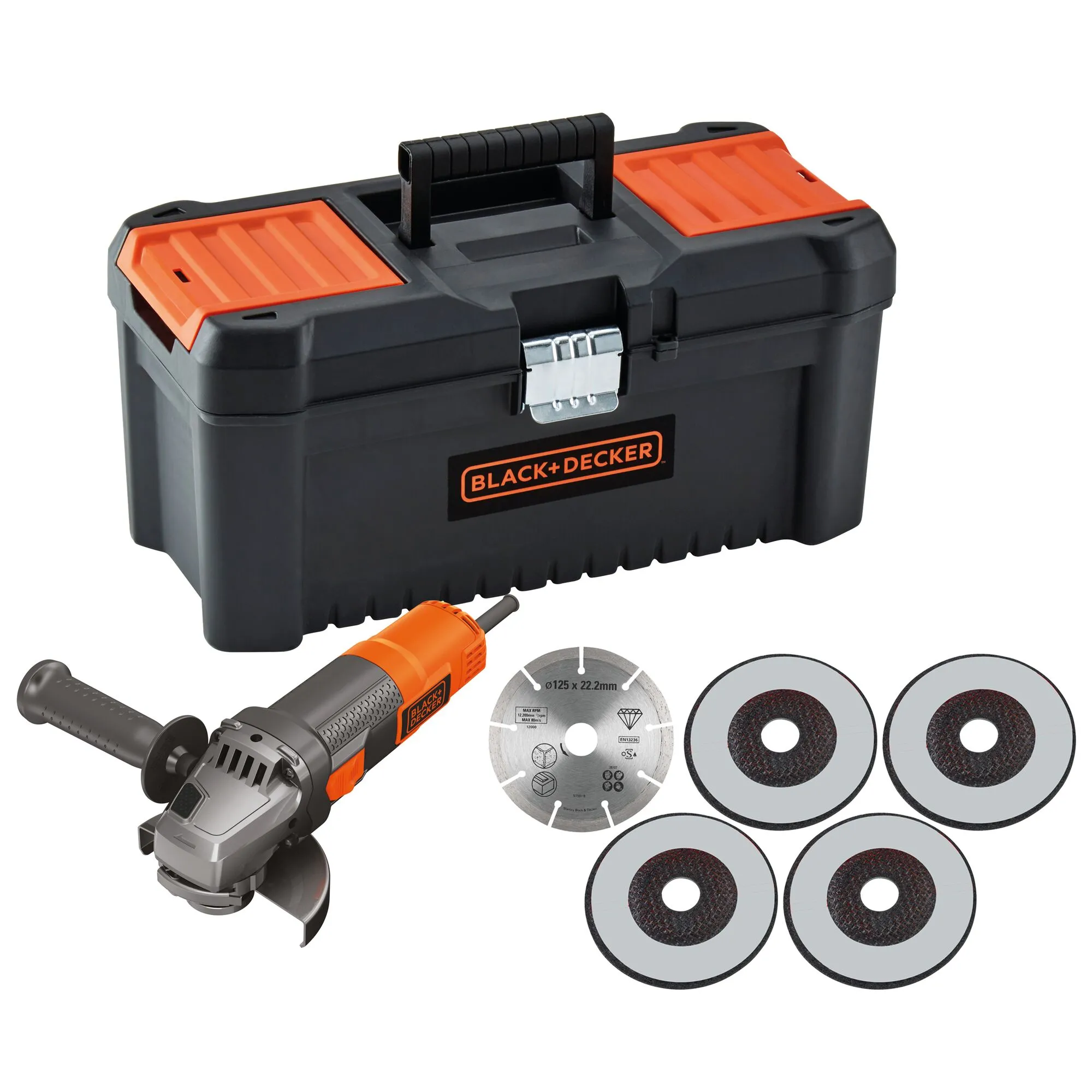 Szlifierka kątowa Black&Decker BEG220KA5-QS