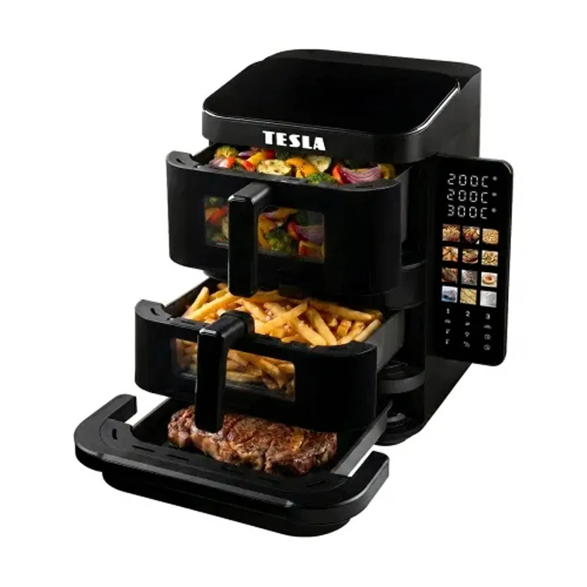 Air fryer Tesla AirCook TrioZone Q636 XXL 2800W 14,5l