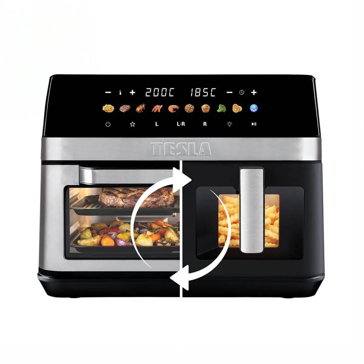 Air fryer Tesla AirCook DualZone Q787 XXL Deluxe 2200W 14l