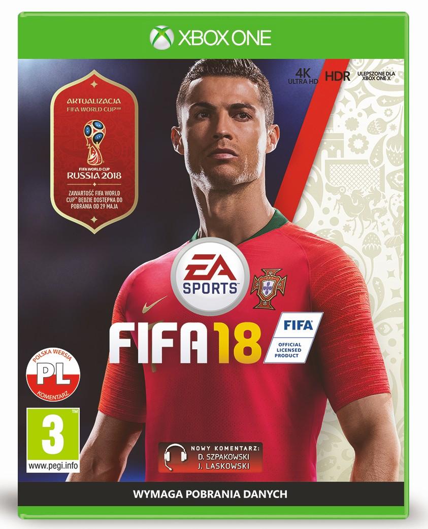 FIFA 18 + aktualizacja 2018 FIFA World Cup Russia Gra na Xbox One (Kompatybilna z Xbox Series X)
