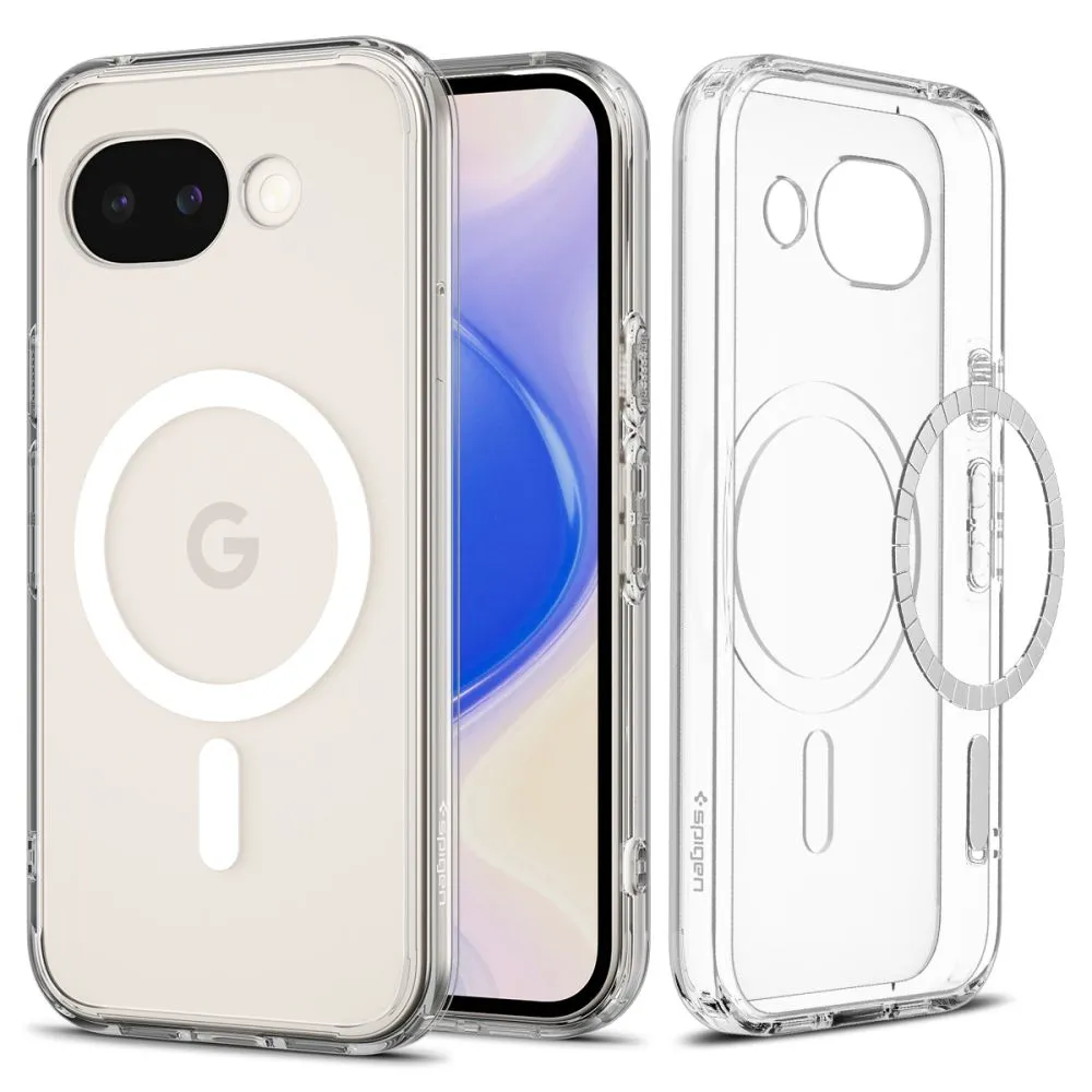 Etui Spigen Ultra Hybrid Magsafe do Google Pixel 10A Przezroczysty-Biały