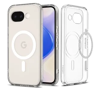 Etui Spigen Ultra Hybrid Magsafe do Google Pixel 10A Przezroczysty-Biały
